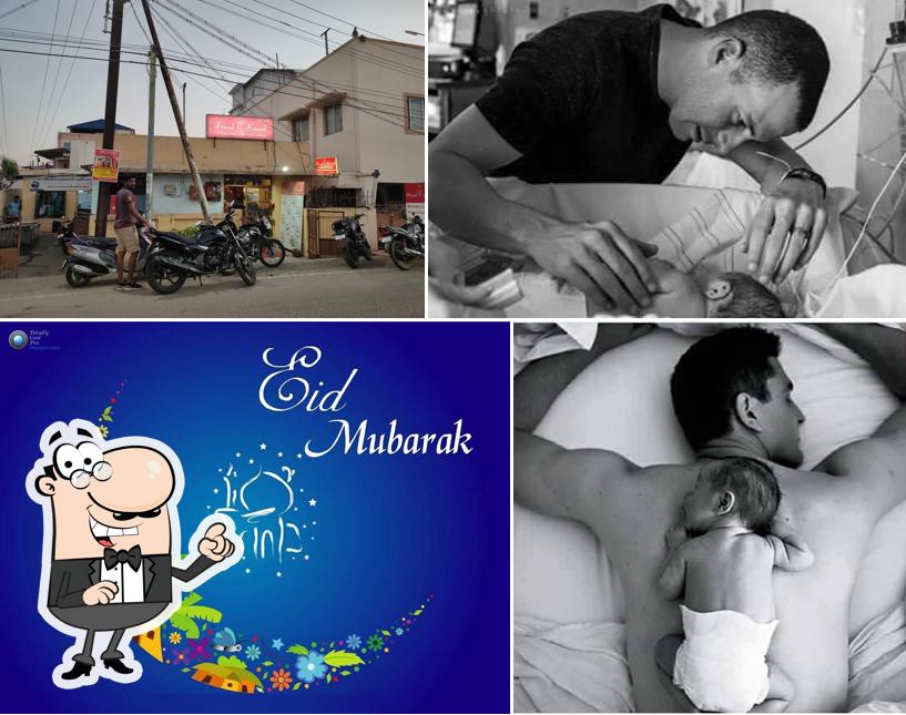 Enjoy the view at the outside area of Friend In Knead