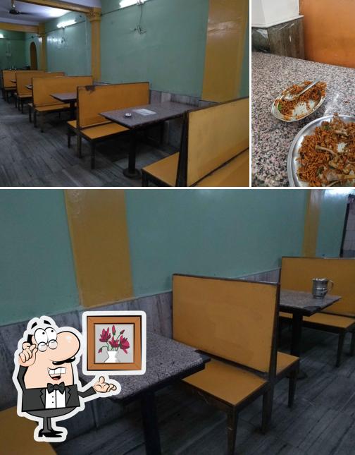 Among different things one can find interior and food at Kake Da Hotel