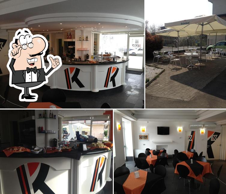 Gli interni di Kris Café