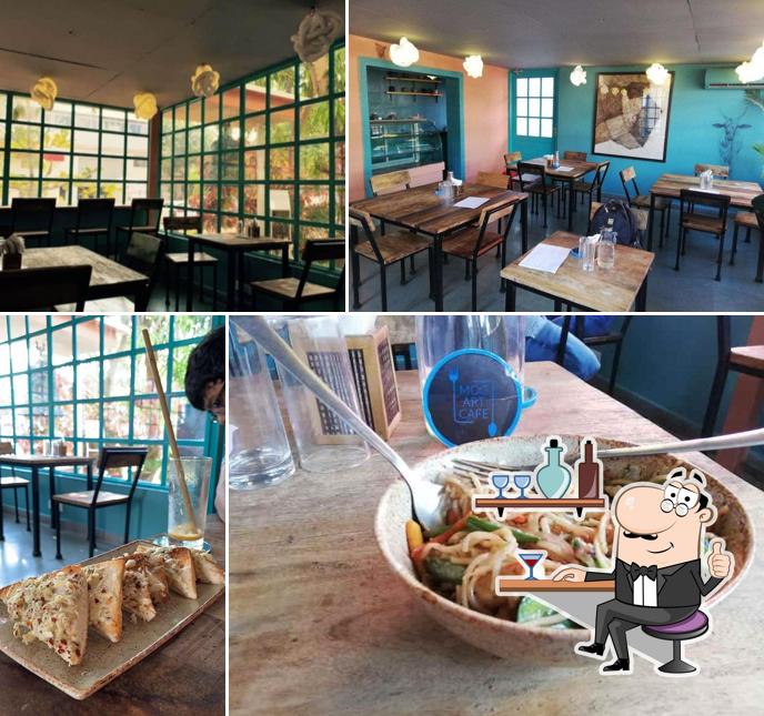 The interior of Mog Art Cafe