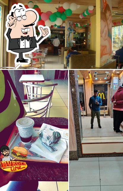 The interior of McDonald's