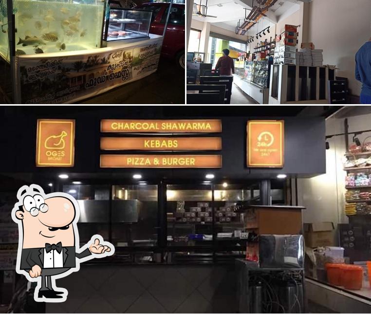 The interior of Olene Canto Bakes & Restaurant (Pandikkad Road - Manjeri)
