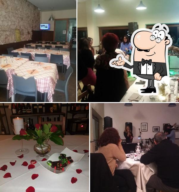 Gli interni di Osteria della Vecchia Miniera