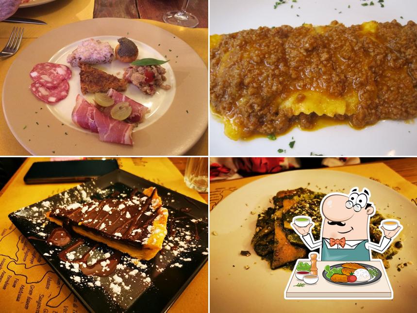 Platti al Osteria di Culegna Pisa