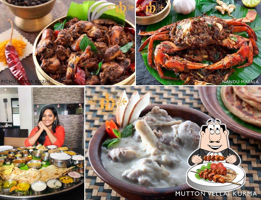 Meals at Ponnusamy Hotel Restaurant