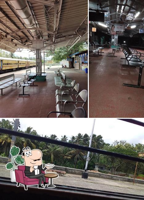 The interior of Railway Station Restaurant- Veg/Non.Veg Kuzhithurai