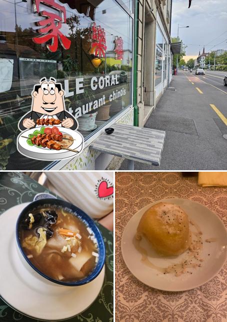 Dai un’occhiata alla immagine che raffigura la cibo e esterno di Restaurant Chinois le Coral