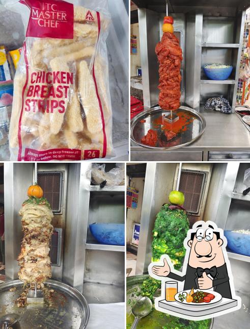 Food at Good Food Store (Lazeez Shawarma)