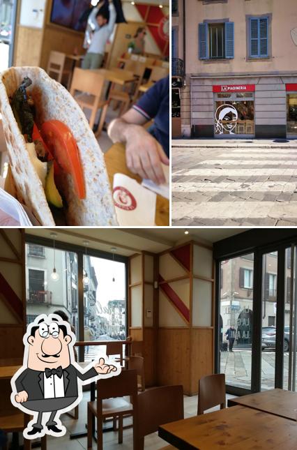Gli interni di La Piadineria