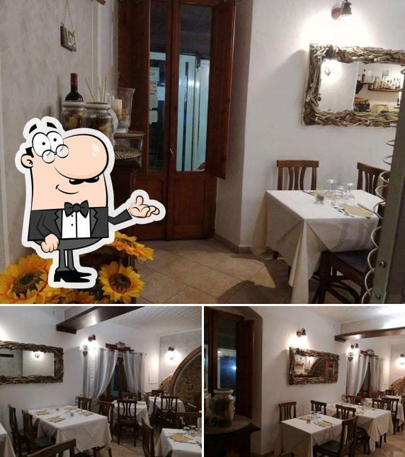 Gli interni di La Scalinata da Pasquale