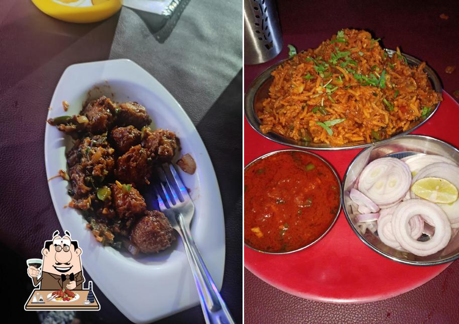 Pick meat dishes at Maa Ambe restaurant