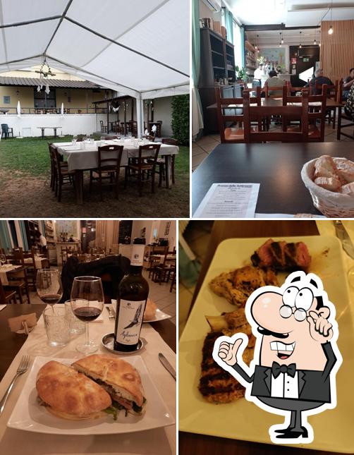 Gli interni di Osteria di Sant'Alessandro
