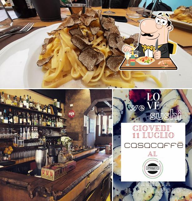 Companatico si caratterizza per la cibo e vino