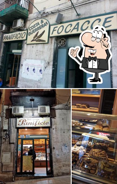 La immagine di interni e cibo da Panificio Costa & Guerrera
