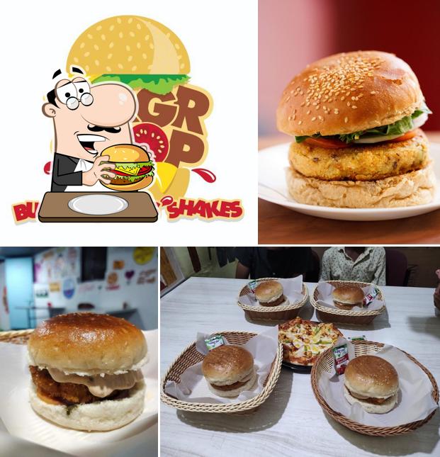 Get a burger at The brgr shop