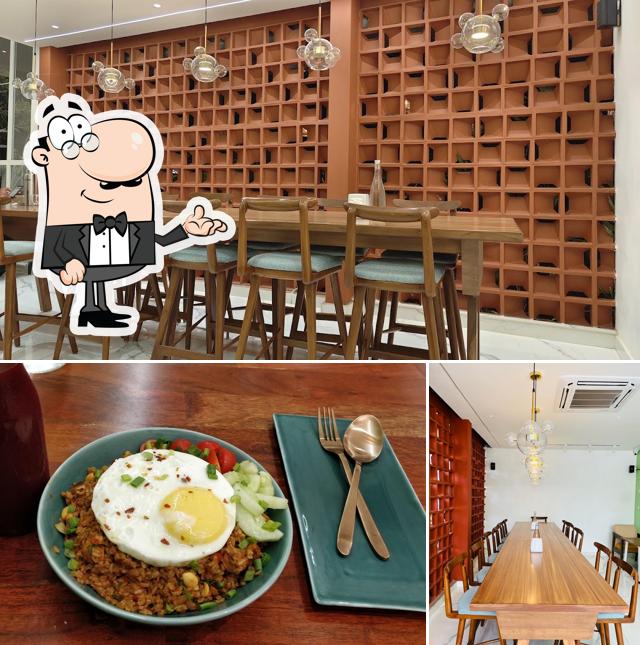 The picture of ZenBowls’s interior and food