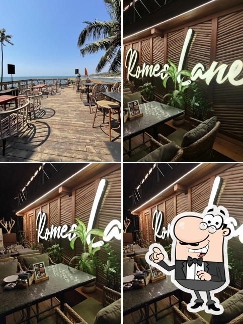 The interior of Romeo Lane Goa