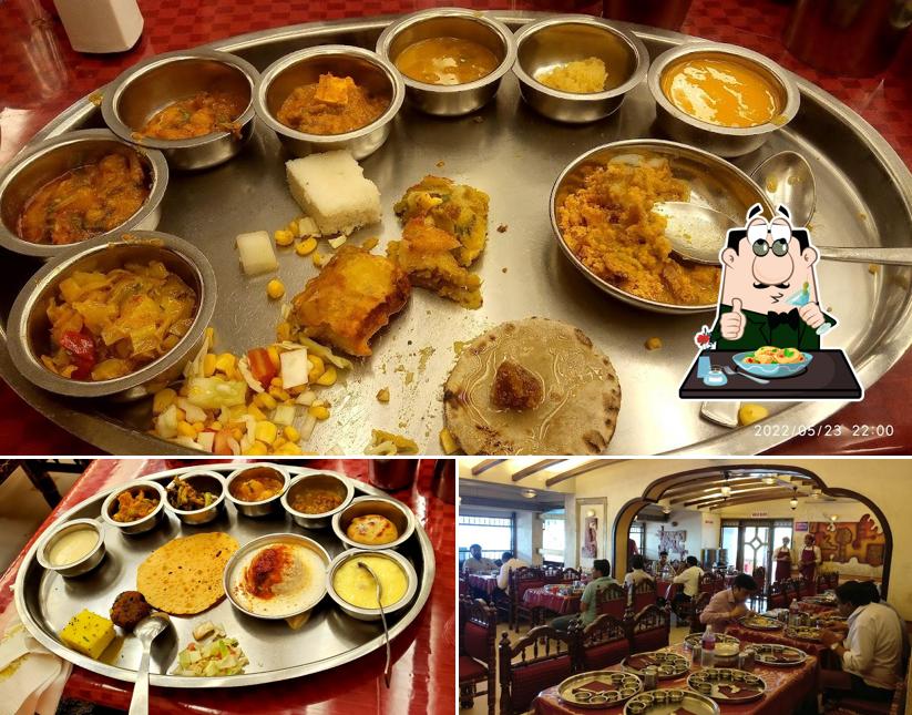 Food at Kansar-Gujarati Thali