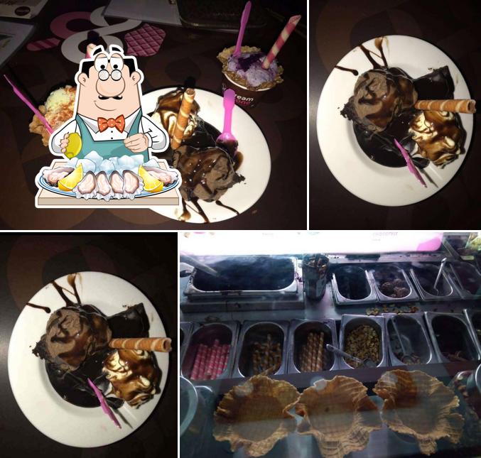 Order seafood at Cream Stone