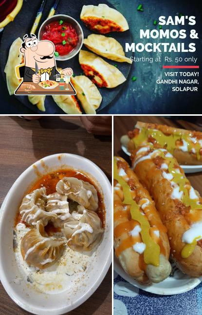 Meals at Sam's Momos Solapur