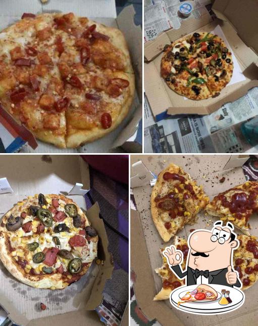 At Domino's Pizza, you can get pizza