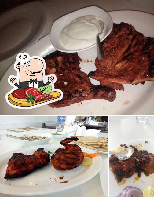 Order meat dishes at Food Centre