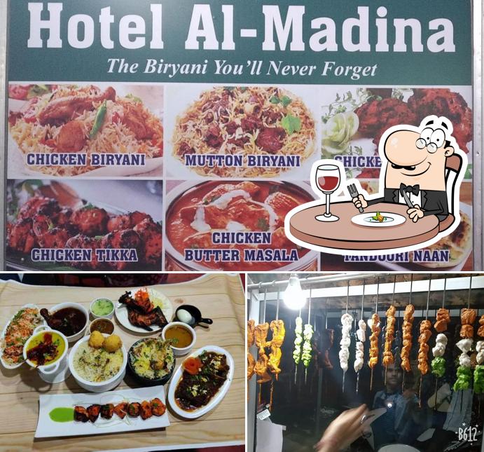 Food at Hotel Al - Madina