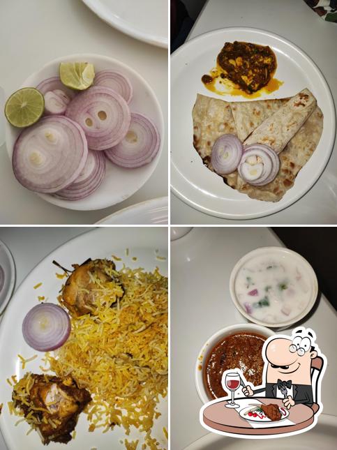 Get meat meals at Mayura Restaurant