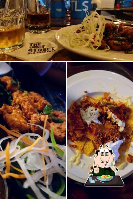 Food at The Lal Street Bar Exchange