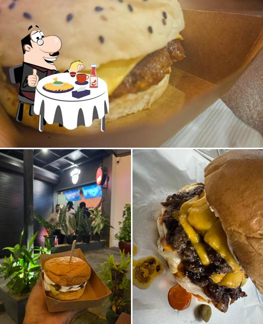 Order a burger at Aravind’s Burger Factory