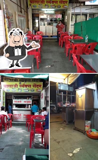 The interior of Balaji Snacks Centre