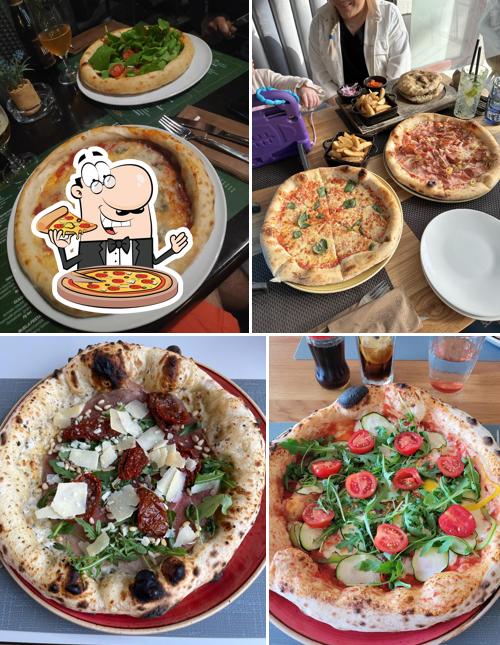 Scegli una pizza a Restaurant Maskeron