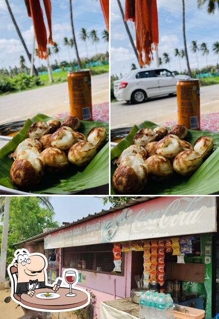 The restaurant's food and beverage