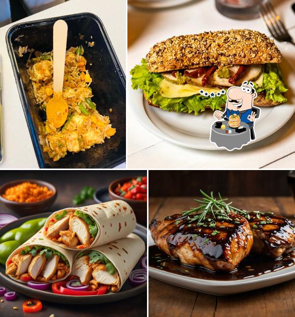 Food at The Real Diet Cafe