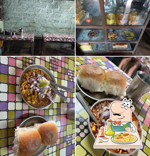 This is the image depicting food and interior at Shri Datta Upahar Gruh(Bhatachi Misal)