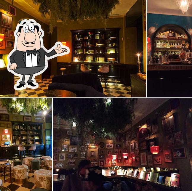 Dai un'occhiata agli interni di Emerald's Independent Bar