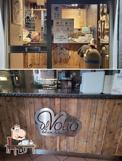 Gli interni di Al volto dal 1979 la buona pizza. Rovigo