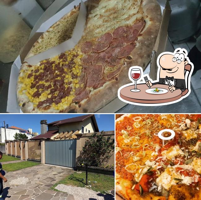 Esta é a imagem ilustrando comida e exterior no Cia Fábrica das Pizzas