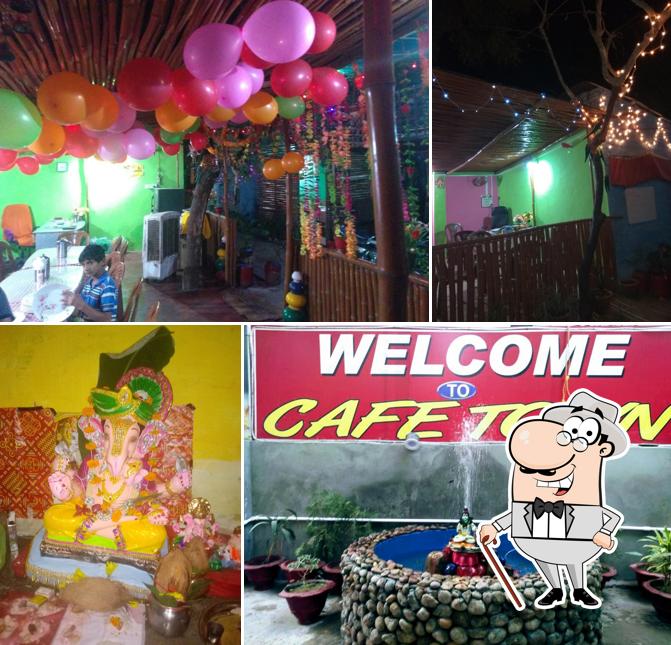 The exterior of Cafe town restaurant