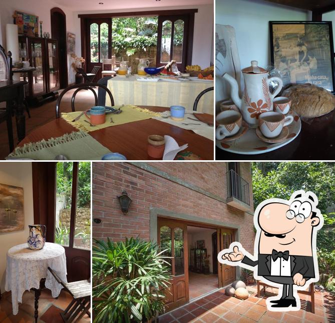 O interior do Cereal Panificação Artesanal