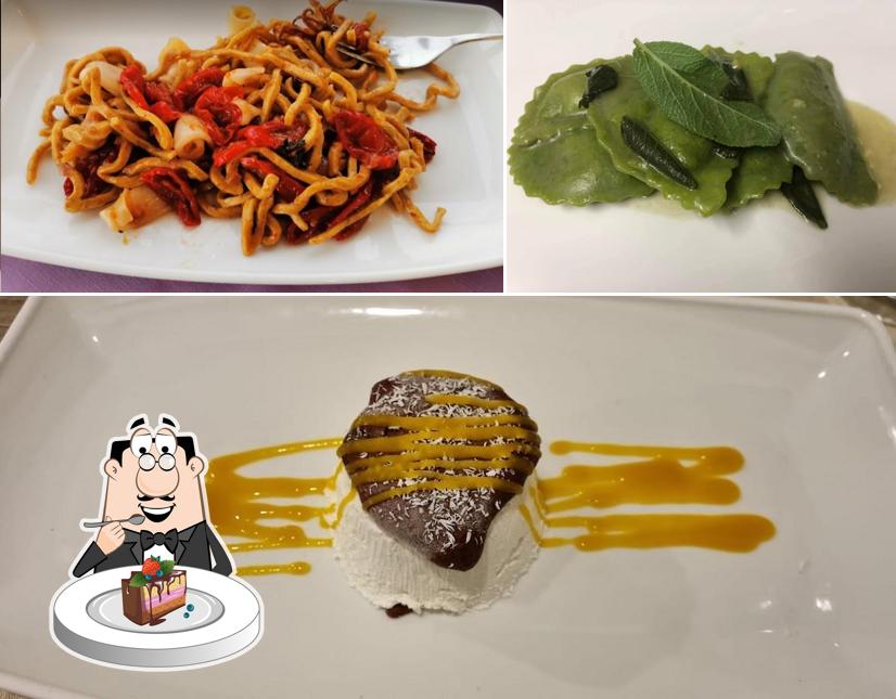 Torta al cioccolato al El Gatt Ristorante di pesce-B&B lungomare Marotta