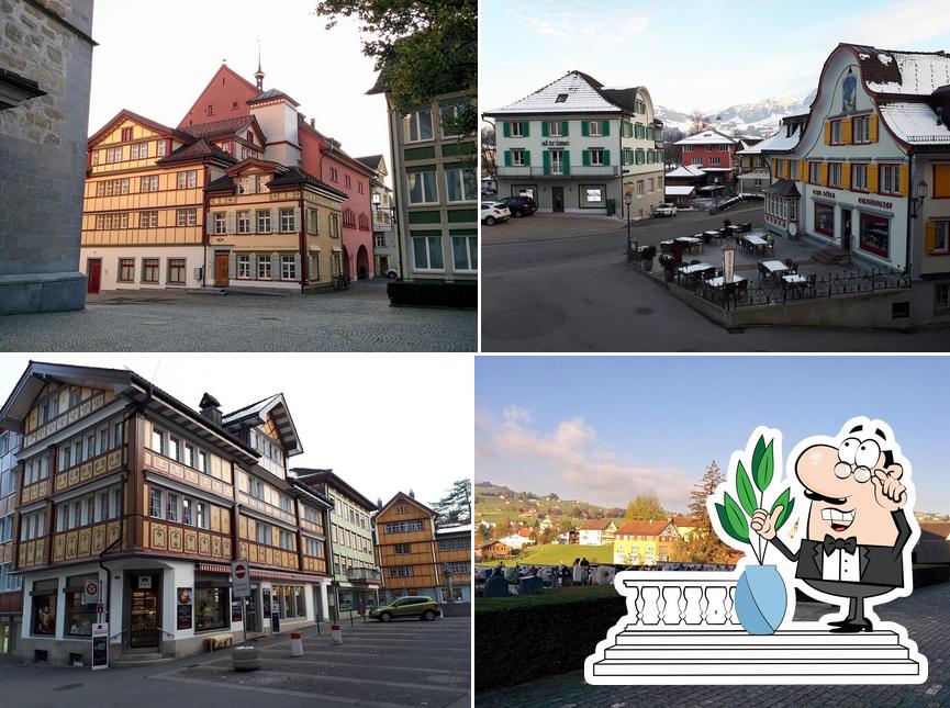Gli esterni di Hotel Hecht Appenzell