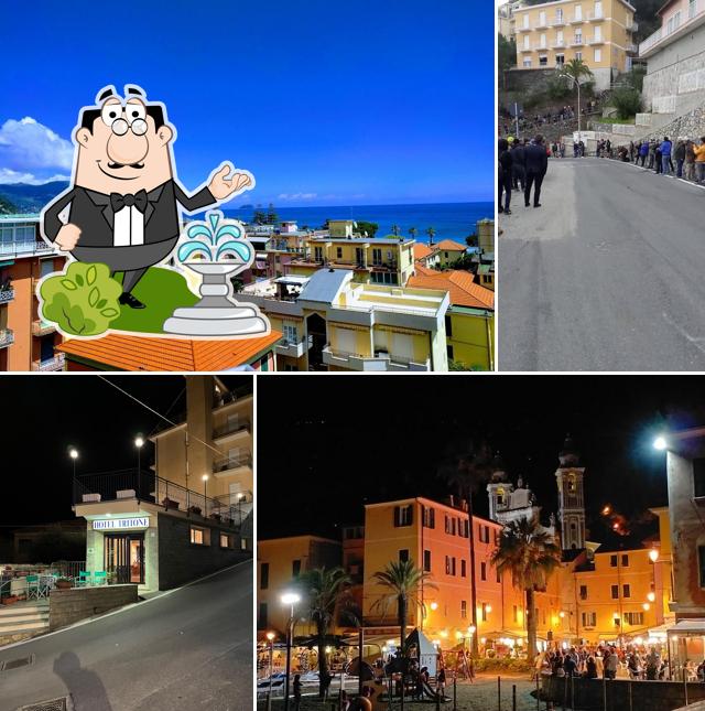 Goditi la vista dagli esterni di Hotel Tritone