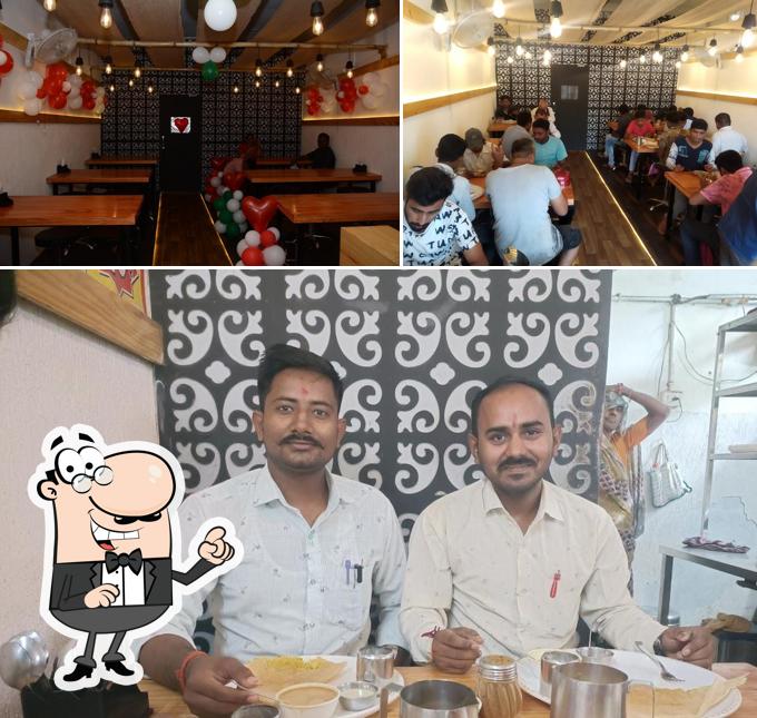 The interior of Kumar South Indian Fast Food