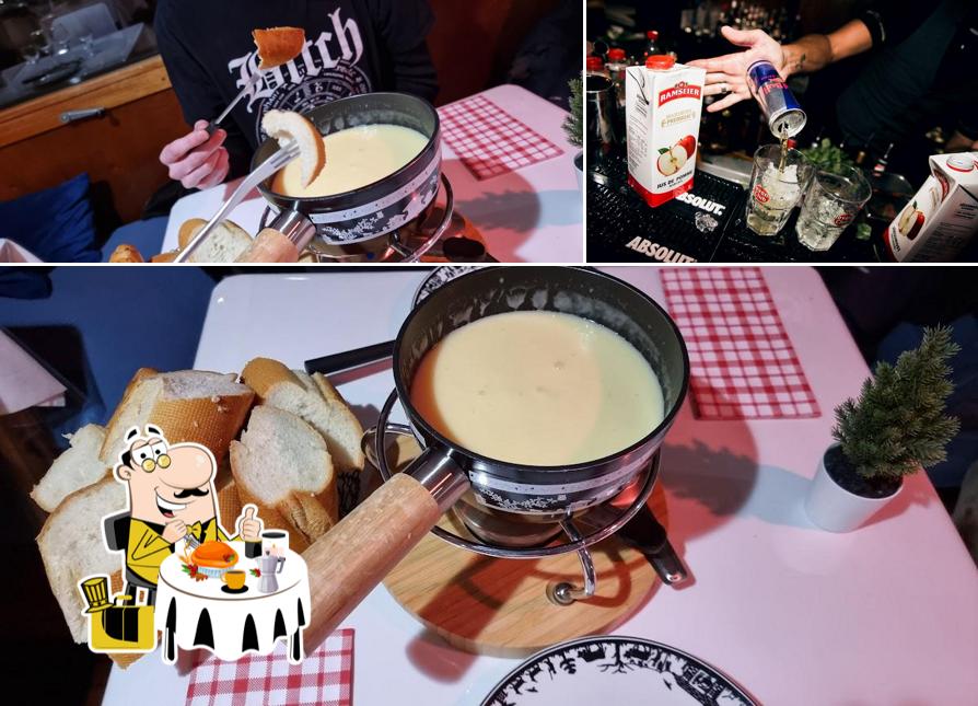 Questa è la immagine che mostra la cibo e bancone da bar di Allianz Cinema Genève