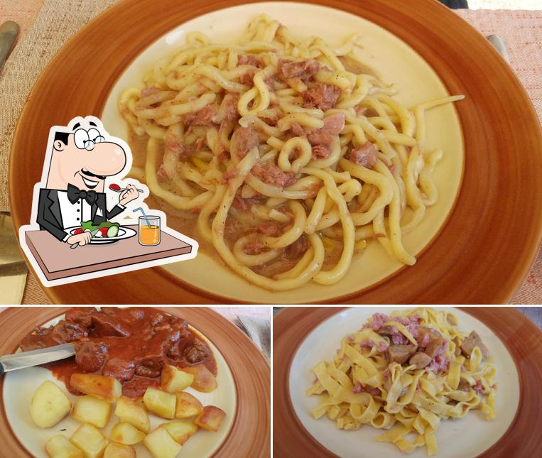 Cibo al Osteria Le Scalette