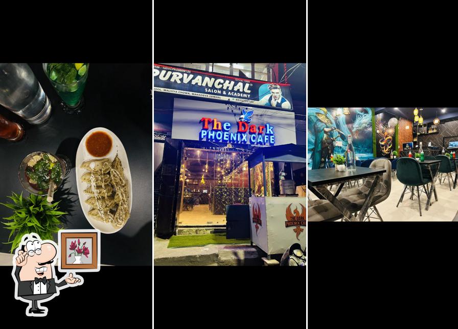 The interior of The Dark Phoenix Cafe