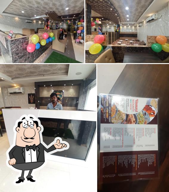 The interior of Vinmayi Restaurant
