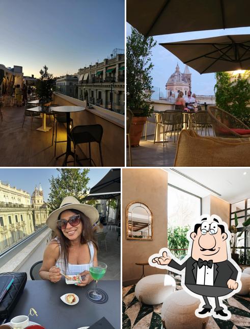 Dai un'occhiata agli interni di Mùn Rooftop Cocktail Bar