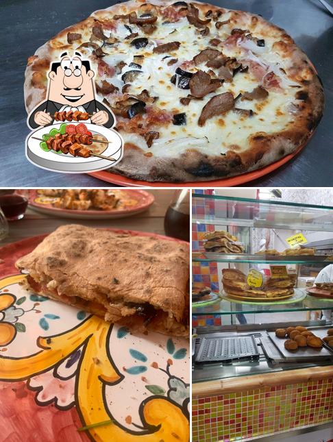 Platti al Pizzeria Luna Rossa